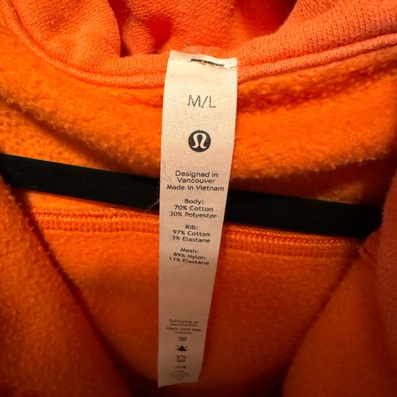 Lululemon Oversized Half Zip Scuba Hoodie coral - Picture 4 of 4